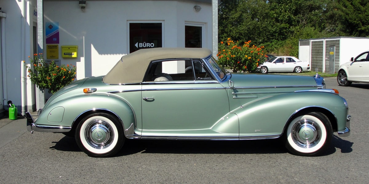 renoviertes Oldtimer-Cabriolet